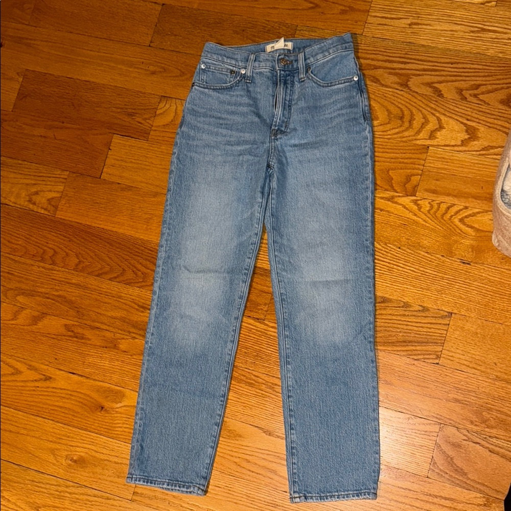 Madewell Straight Leg Denim Jeans